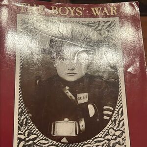 The Boys' War Book with Red Cover